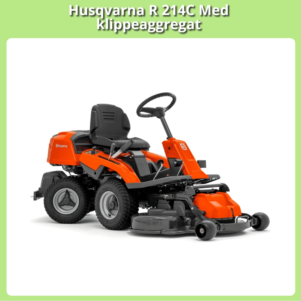 Anmeldelse af Husqvarna R 214C Med klippeaggregat