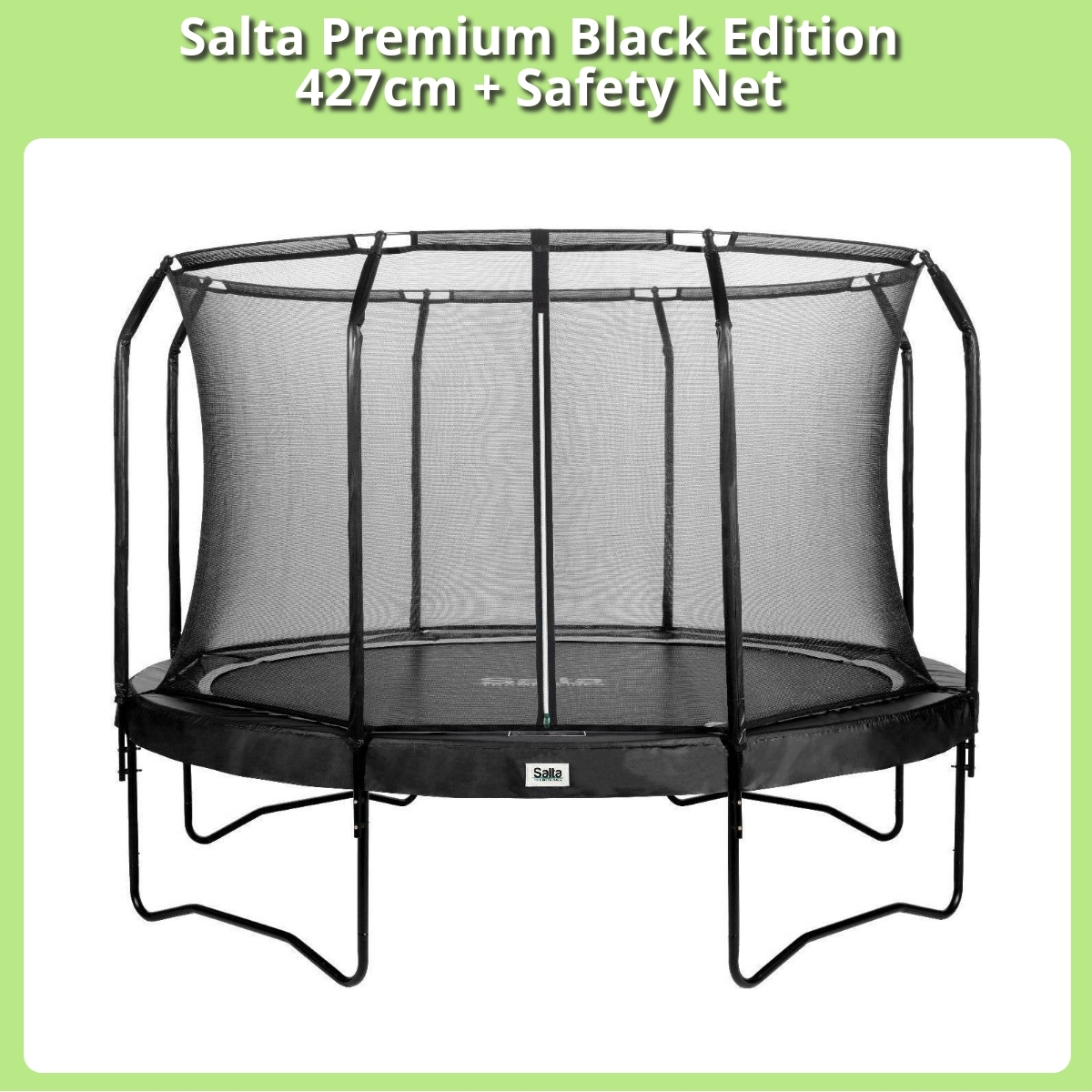 Anmeldelse af Salta Premium Black Edition 427cm + Safety Net
