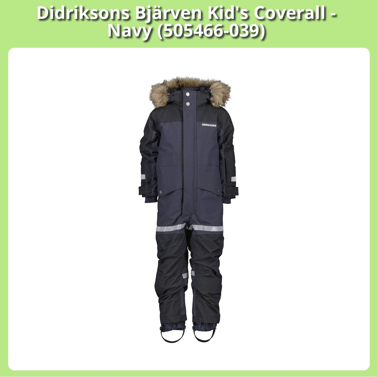 Anmeldelse af Didriksons Bjärven Kid's Coverall - Navy (505466-039)