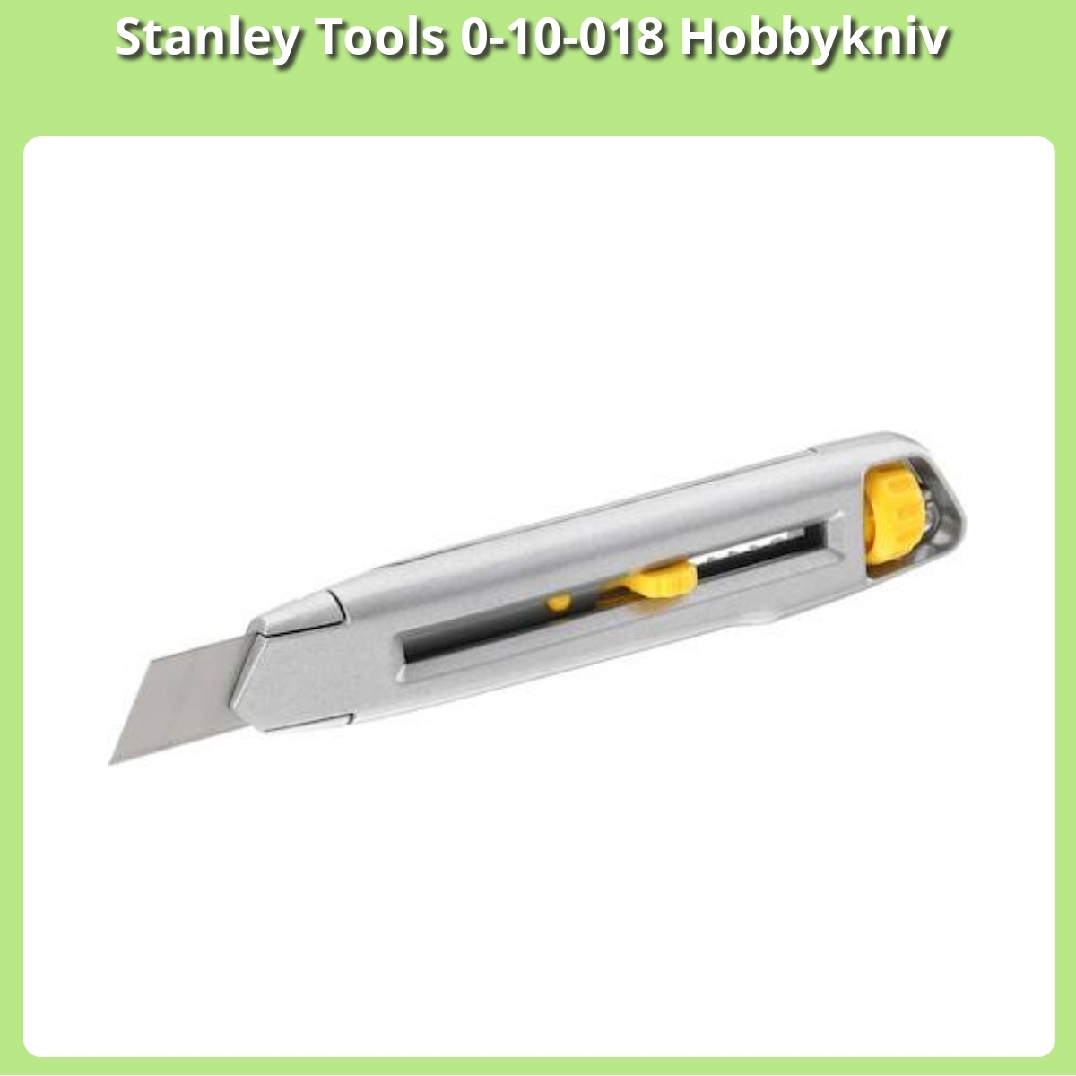 Anmeldelse af Stanley Tools 0-10-018 Hobbykniv