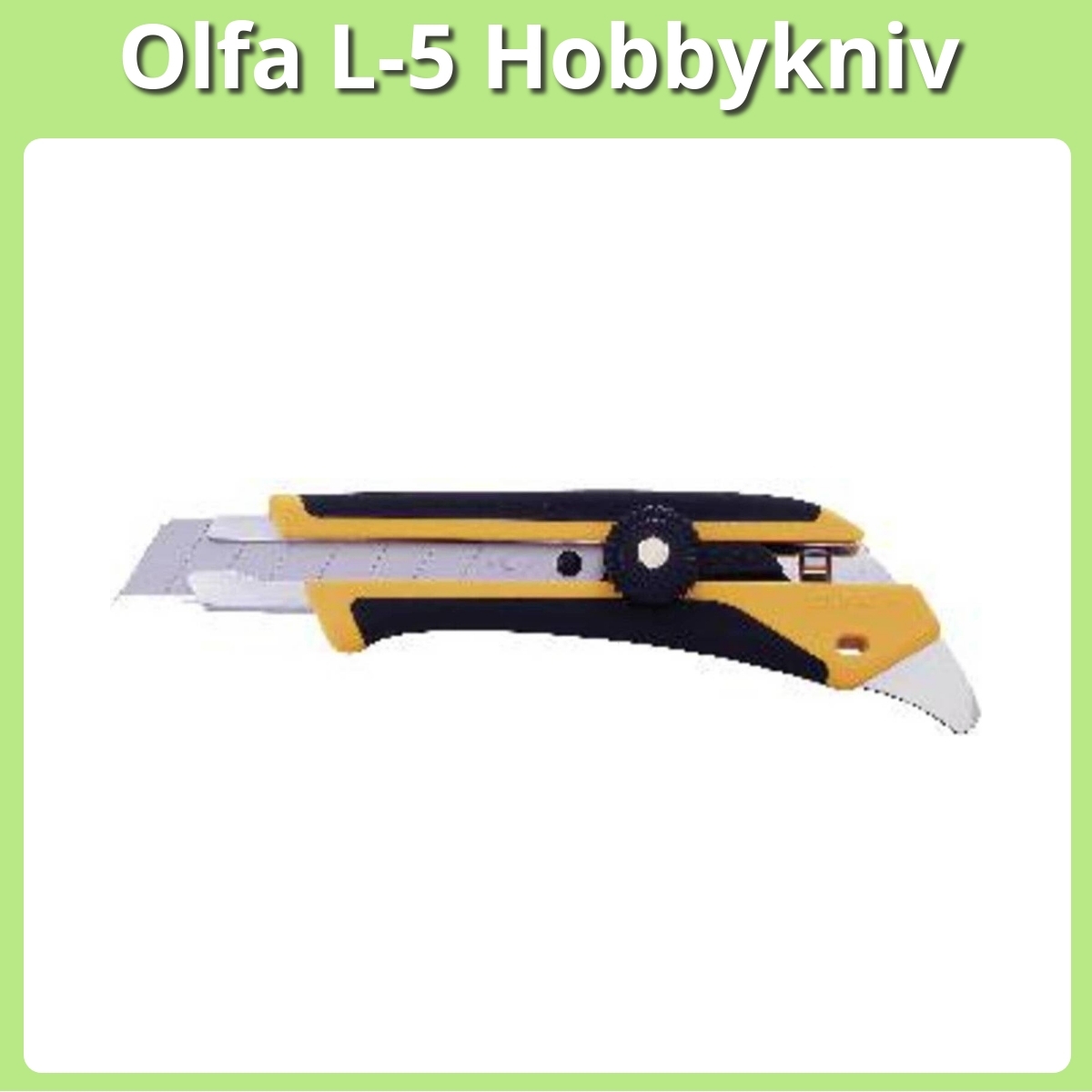 Anmeldelse af Olfa L-5 Hobbykniv