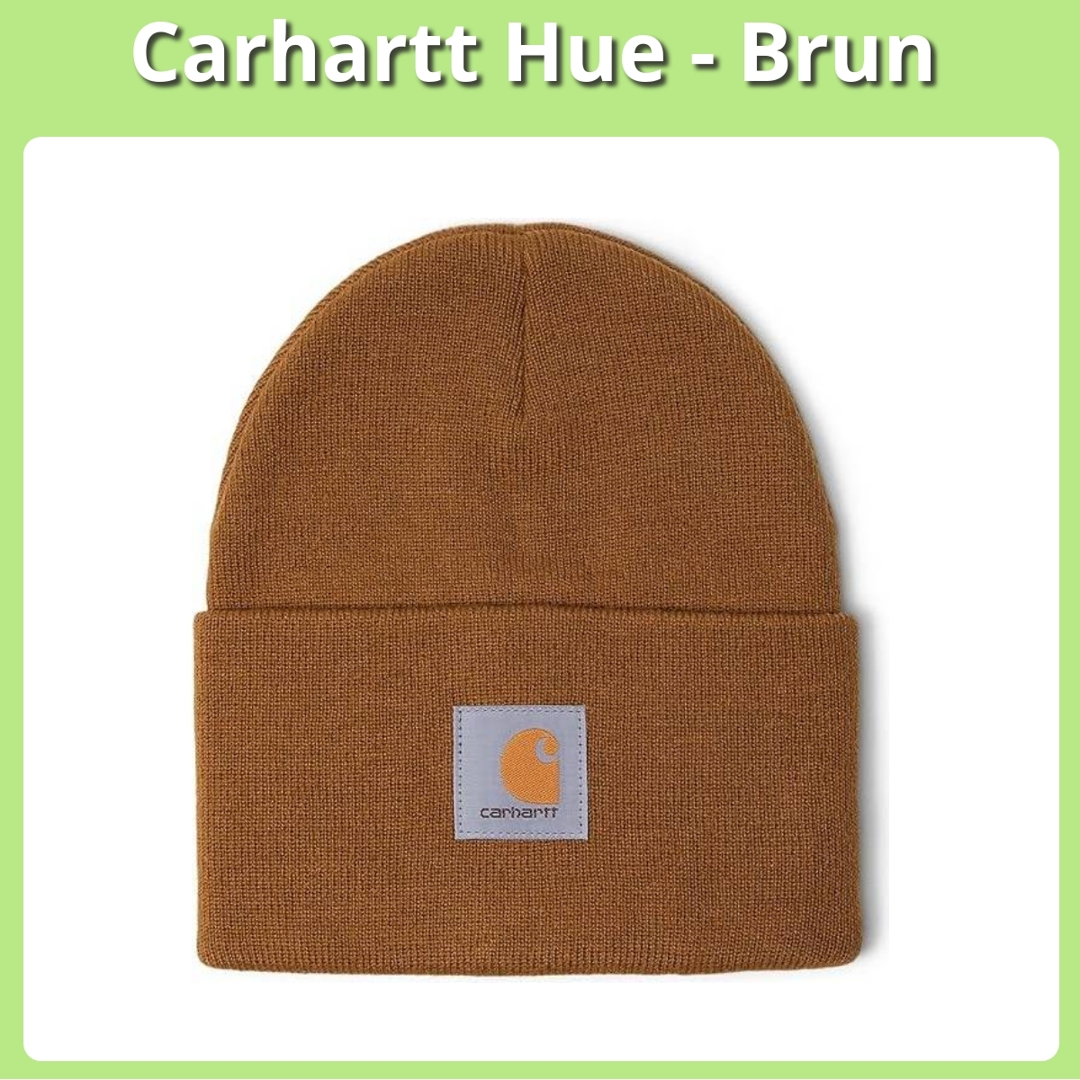 Anmeldelse af Carhartt Hue - Brun