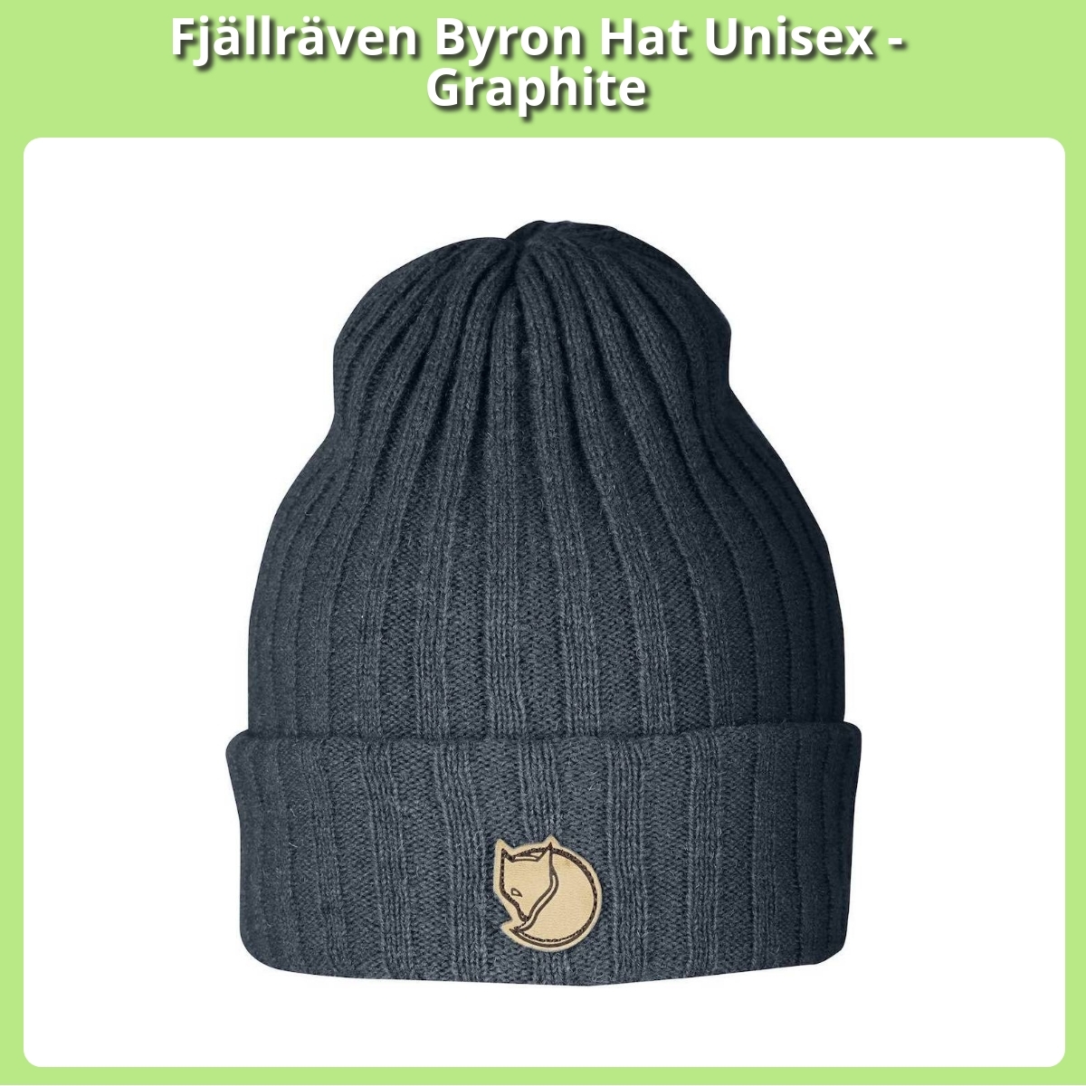Anmeldelse af Fjällräven Byron Hat Unisex - Graphite
