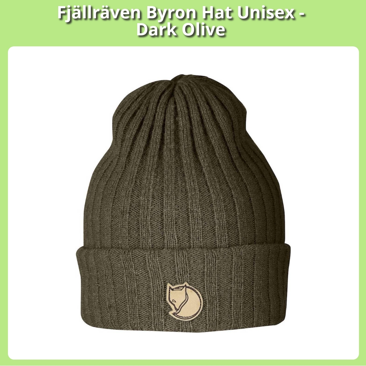 Anmeldelse af Fjällräven Byron Hat Unisex - Dark Olive