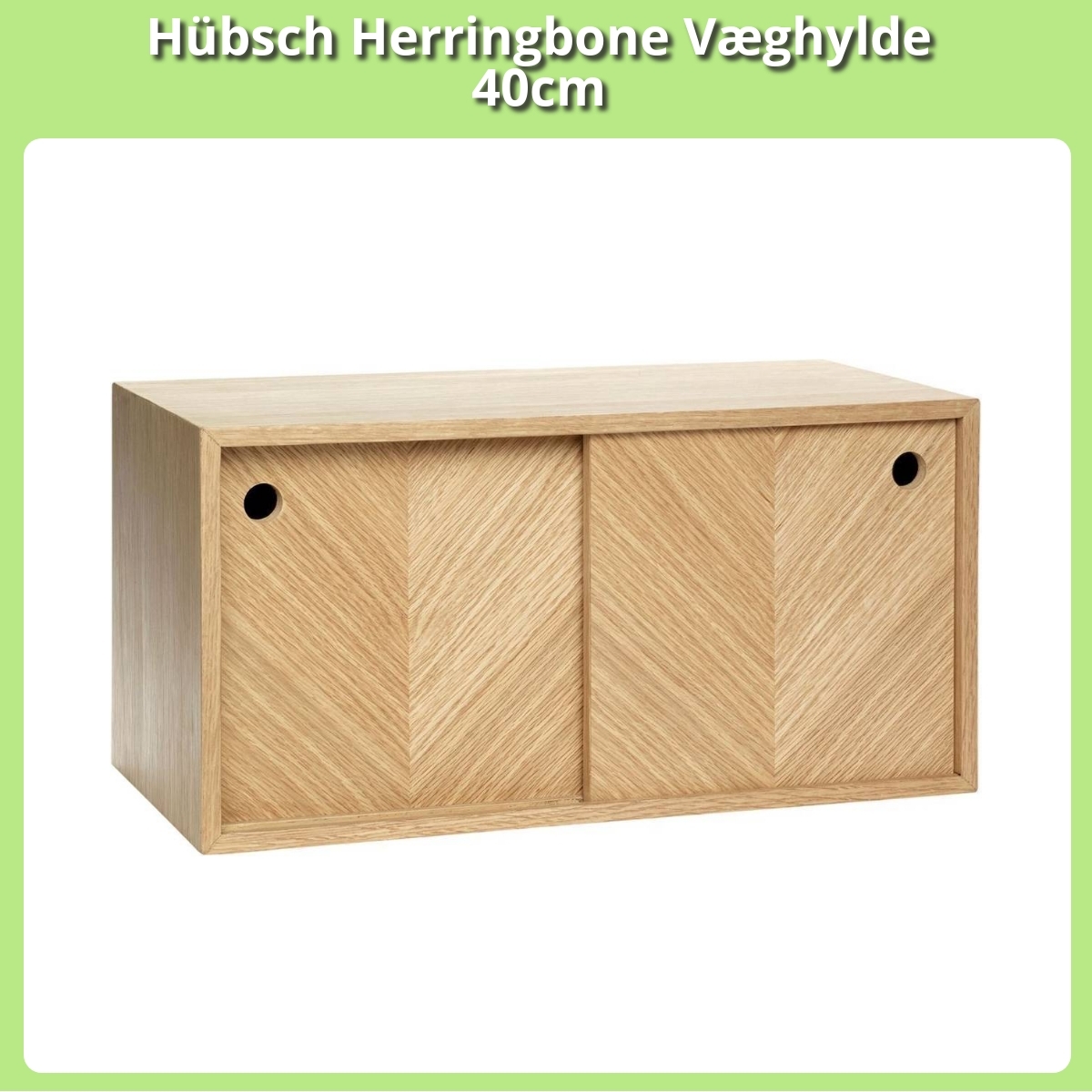 Anmeldelse af Hübsch Herringbone Væghylde 40cm