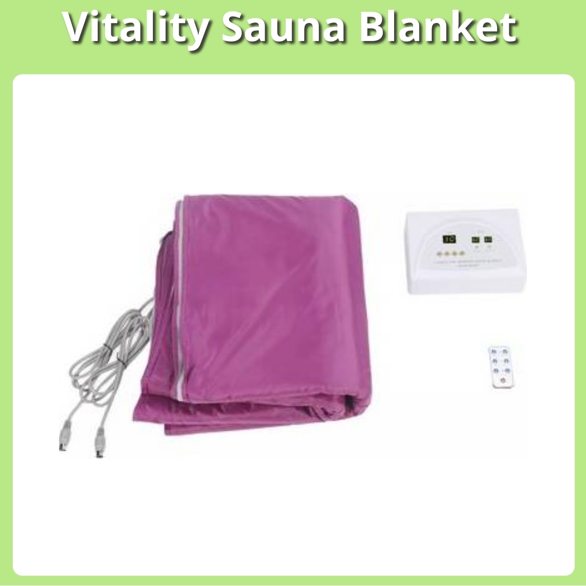 Anmeldelse af Vitality Sauna Blanket