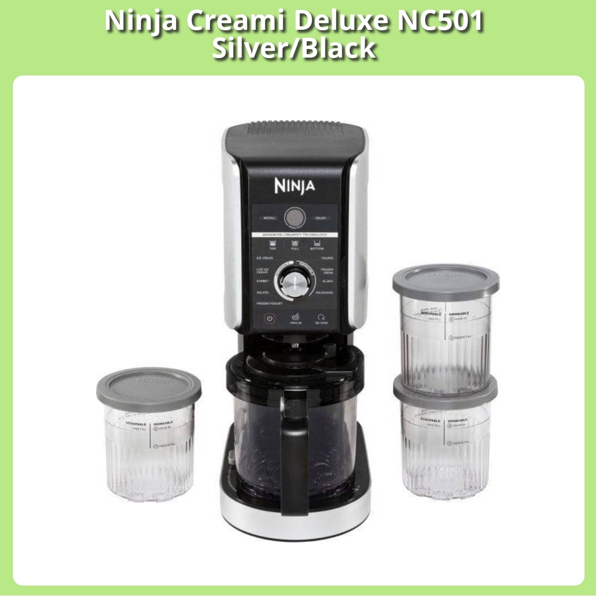 Anmeldelse af Ninja Creami Deluxe NC501 Silver/Black