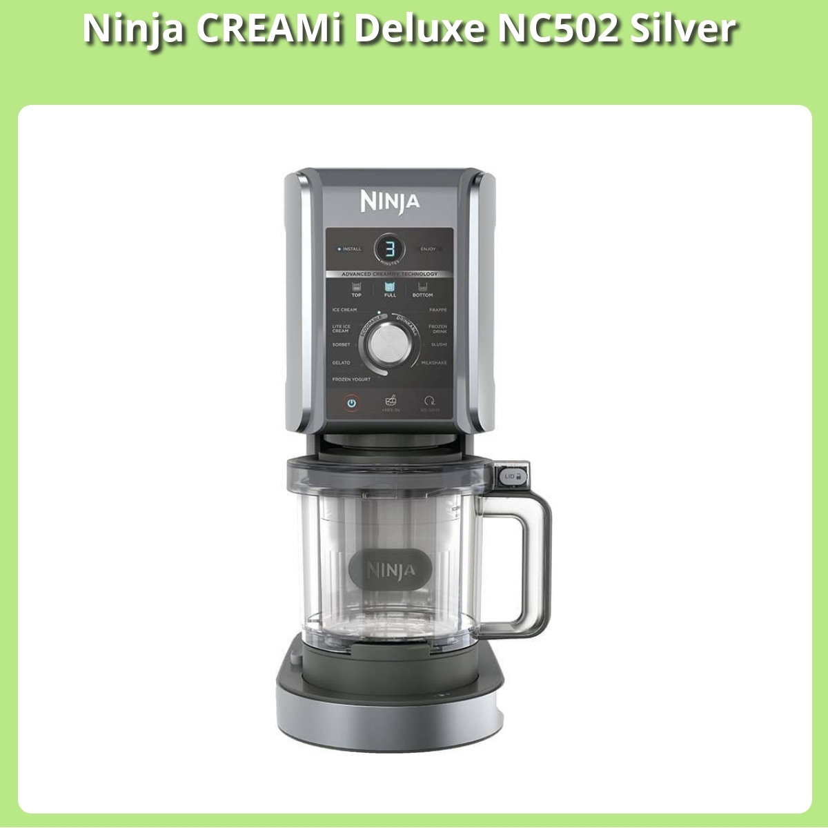 Anmeldelse af Ninja CREAMi Deluxe NC502 Silver