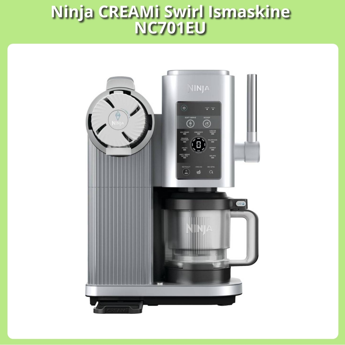 Anmeldelse af Ninja CREAMi Swirl Ismaskine NC701EU
