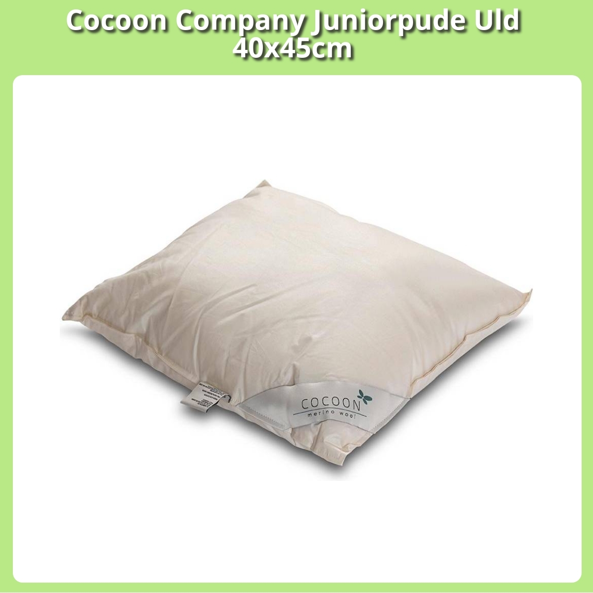 Anmeldelse af Cocoon Company Juniorpude Uld 40x45cm