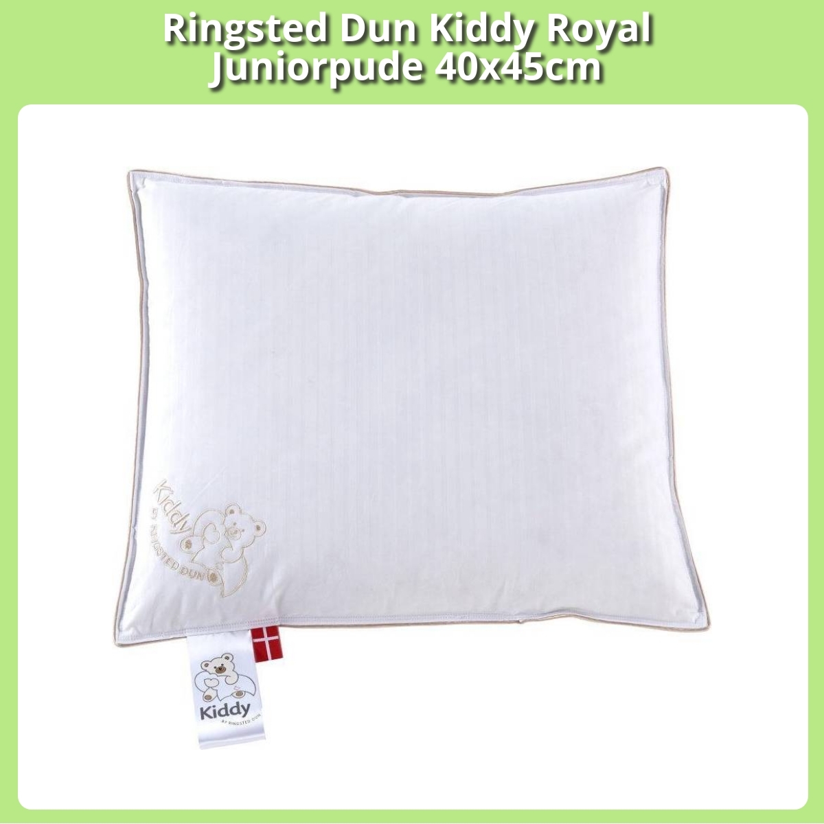 Anmeldelse af Ringsted Dun Kiddy Royal Juniorpude 40x45cm