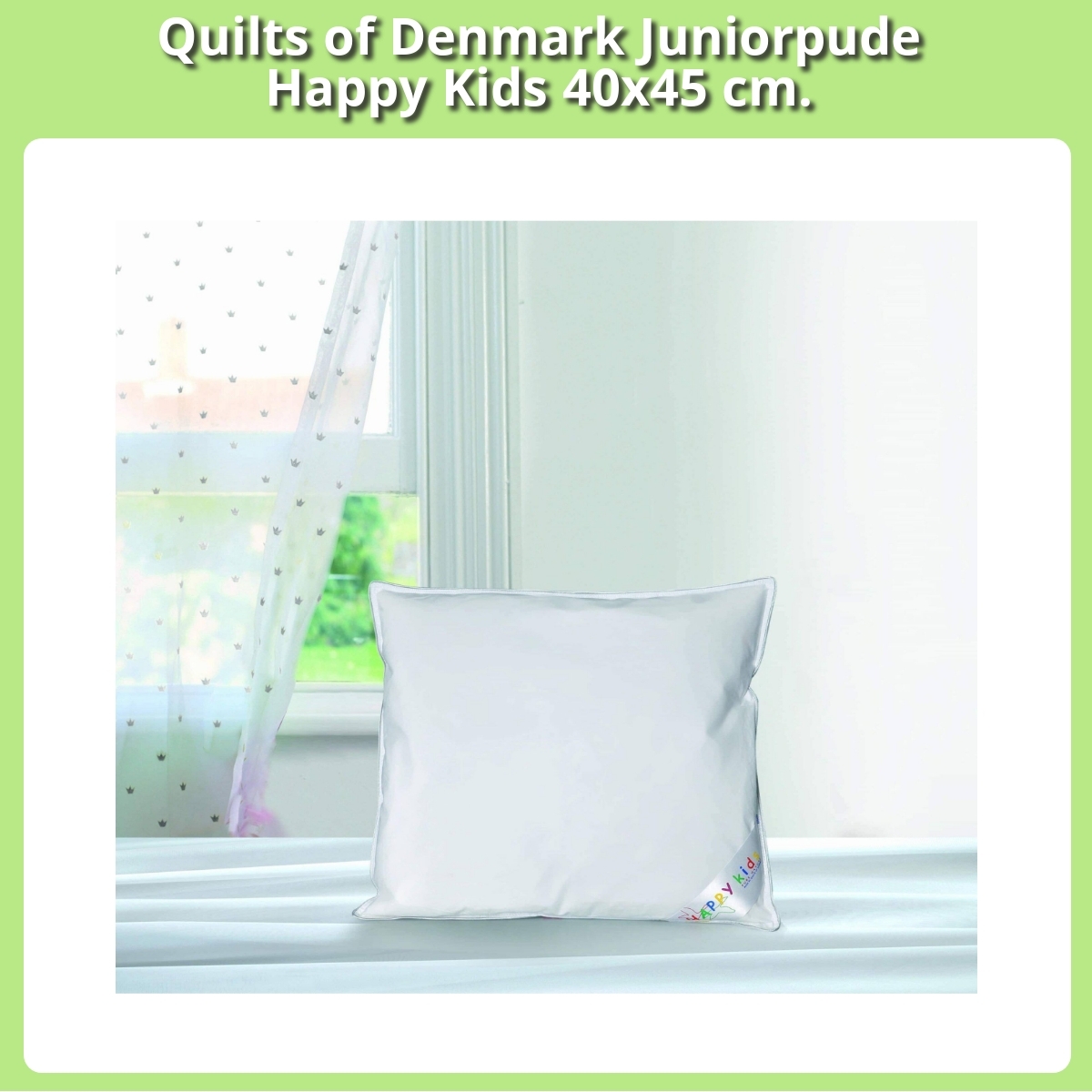 Anmeldelse af Quilts of Denmark Juniorpude Happy Kids 40x45 cm.