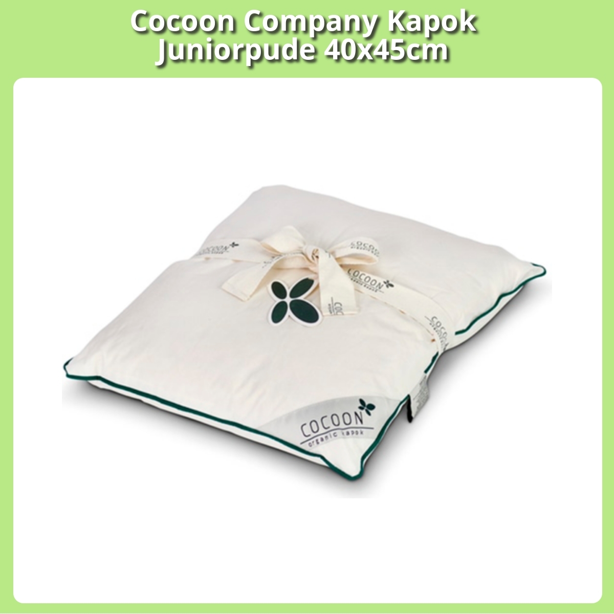 Anmeldelse af Cocoon Company Kapok Juniorpude 40x45cm