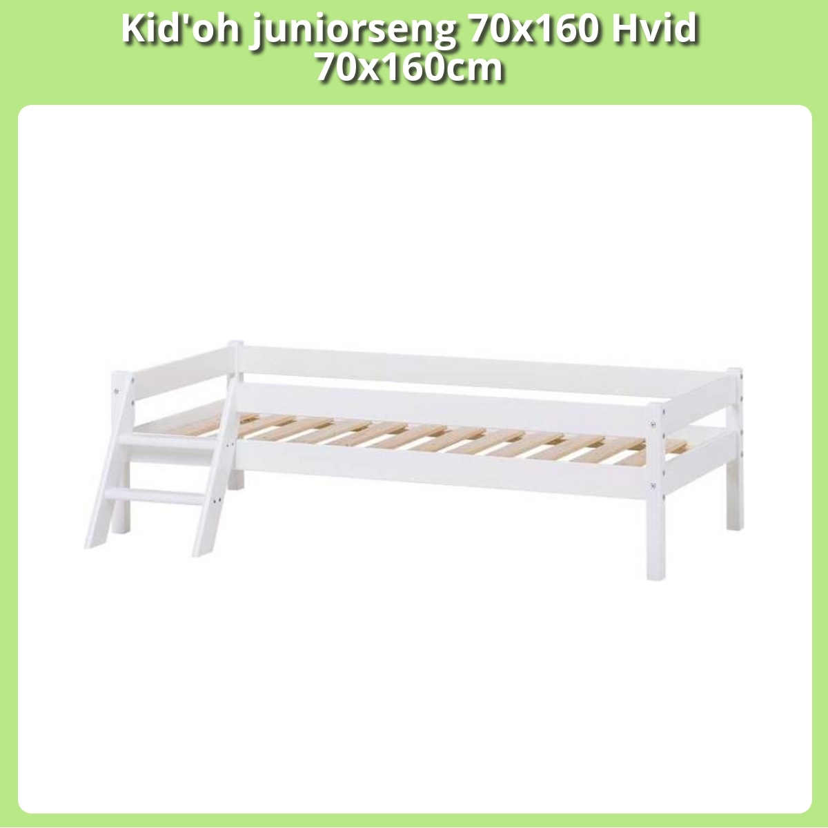 Anmeldelse af Kid'oh juniorseng 70x160 Hvid 70x160cm