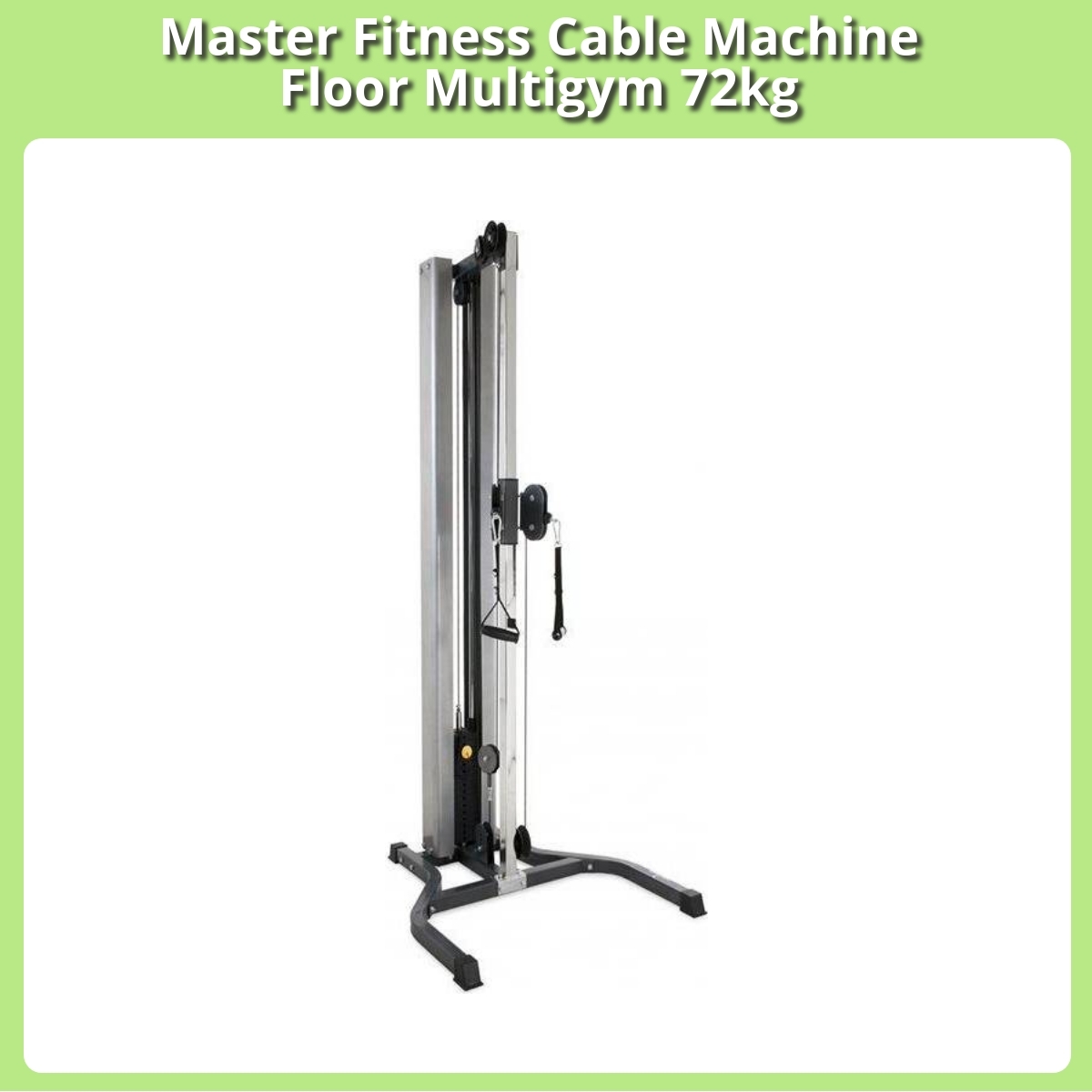 Anmeldelse af Master Fitness Cable Machine Floor Multigym 72kg