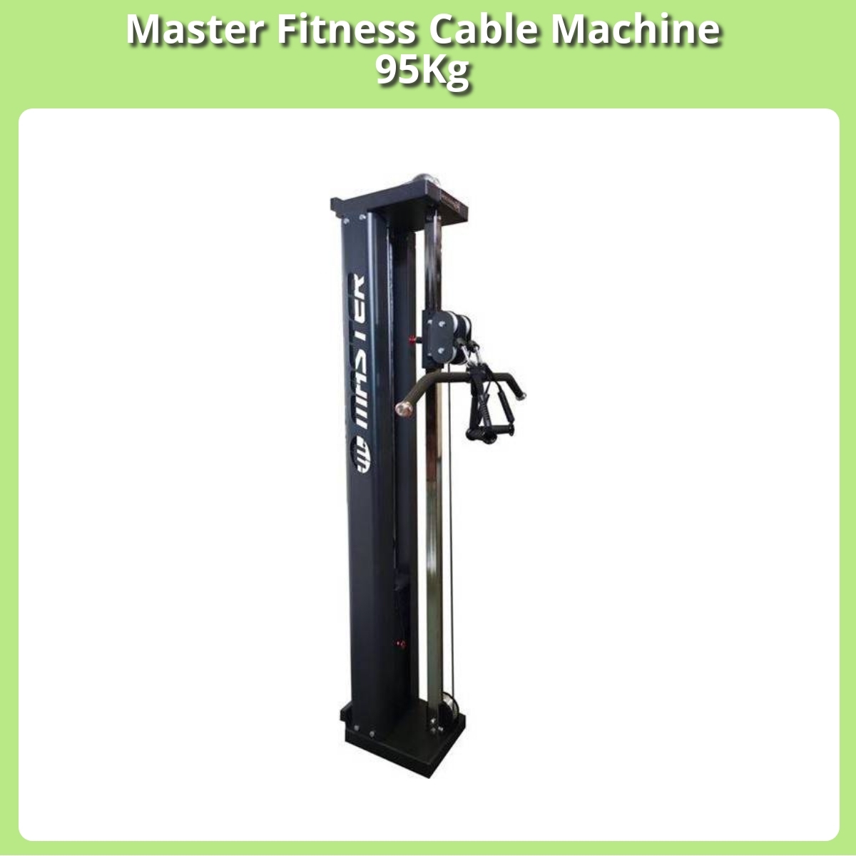 Anmeldelse af Master Fitness Cable Machine 95Kg
