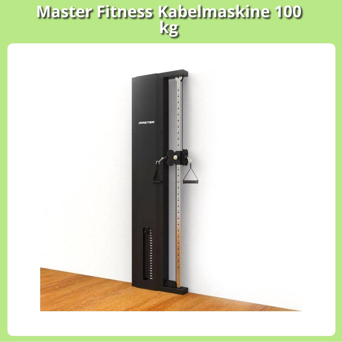 Anmeldelse af Master Fitness Kabelmaskine 100 kg