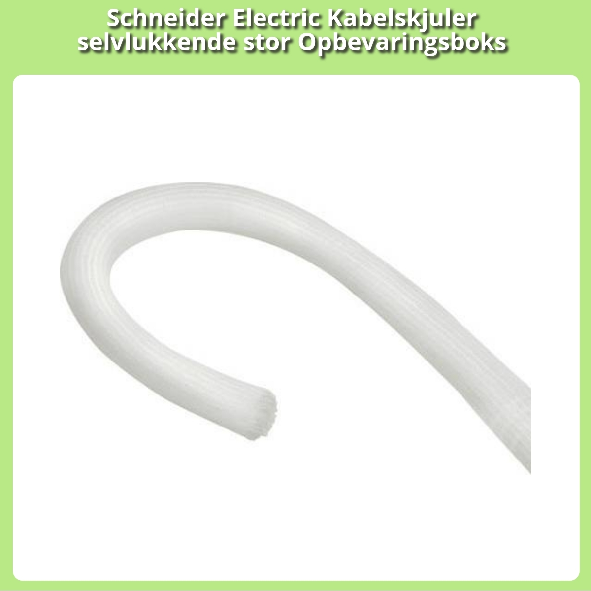 Anmeldelse af Schneider Electric Kabelskjuler selvlukkende stor Opbevaringsboks