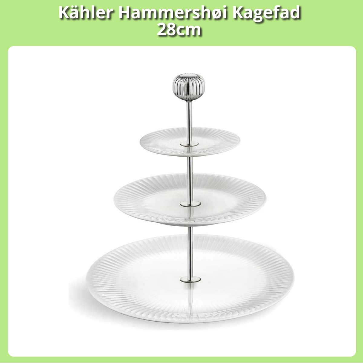 Anmeldelse af Kähler Hammershøi Kagefad 28cm