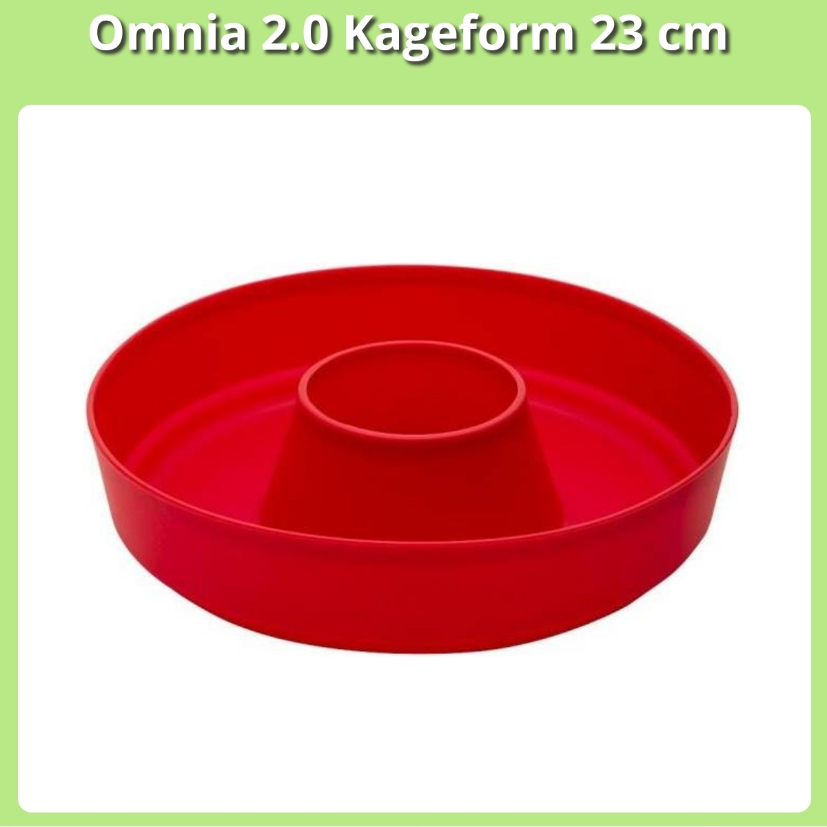 Anmeldelse af Omnia 2.0 Kageform 23 cm