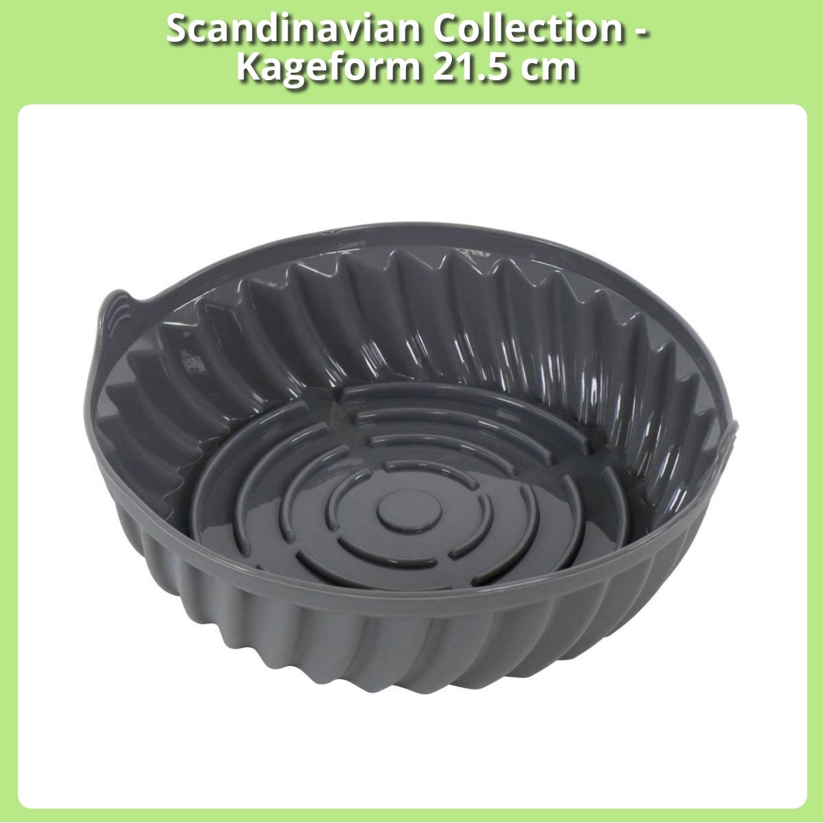 Anmeldelse af Scandinavian Collection - Kageform 21.5 cm