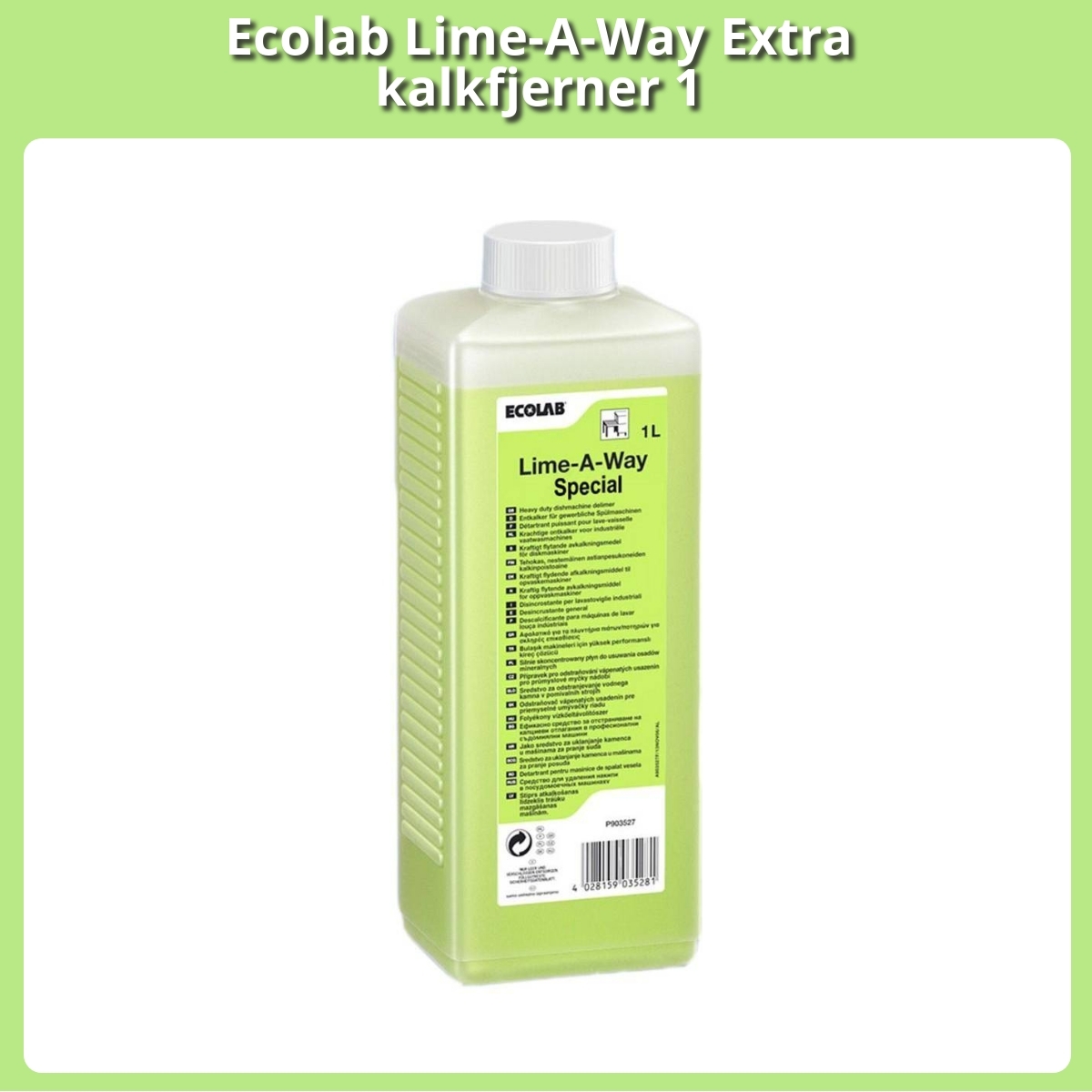 Anmeldelse af Ecolab Lime-A-Way Extra kalkfjerner 1