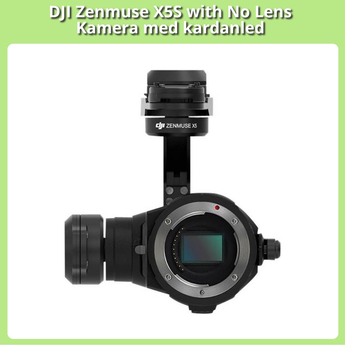 Anmeldelse af DJI Zenmuse X5S with No Lens Kamera med kardanled
