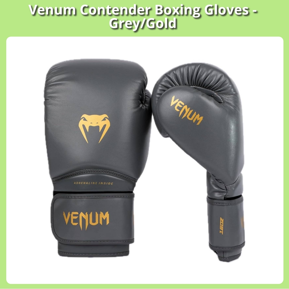 Anmeldelse af Venum Contender Boxing Gloves - Grey/Gold