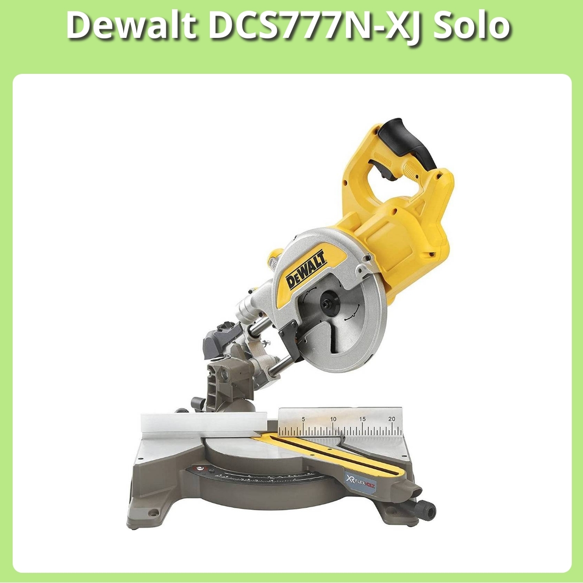 Anmeldelse af Dewalt DCS777N-XJ Solo