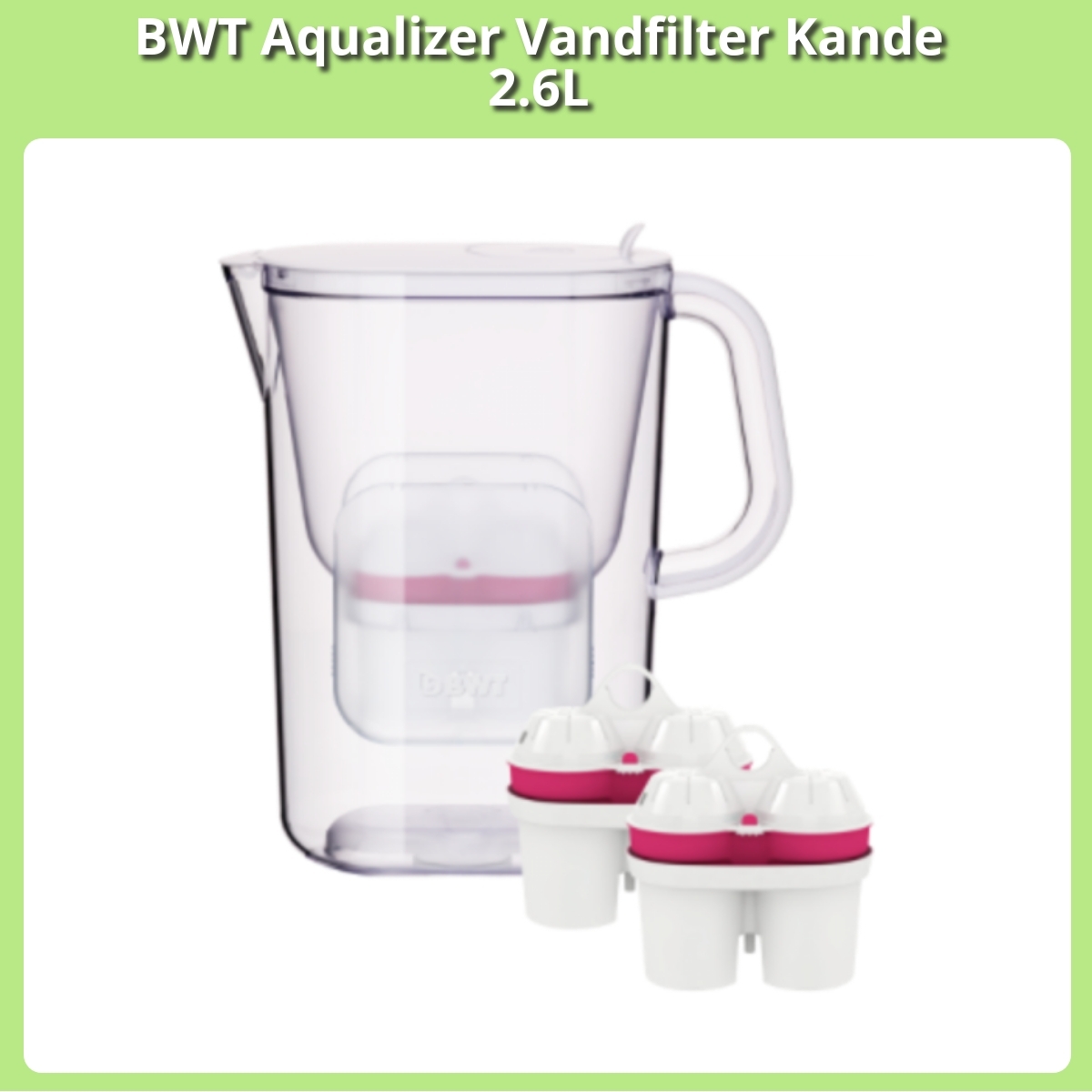 Anmeldelse af BWT Aqualizer Vandfilter Kande 2.6L