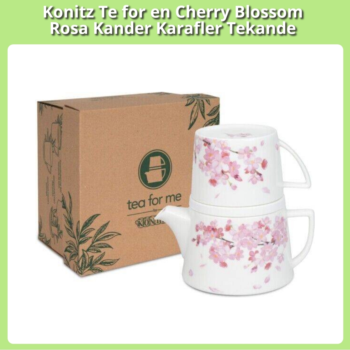 Anmeldelse af Konitz Te for en Cherry Blossom Rosa Kander Karafler Tekande