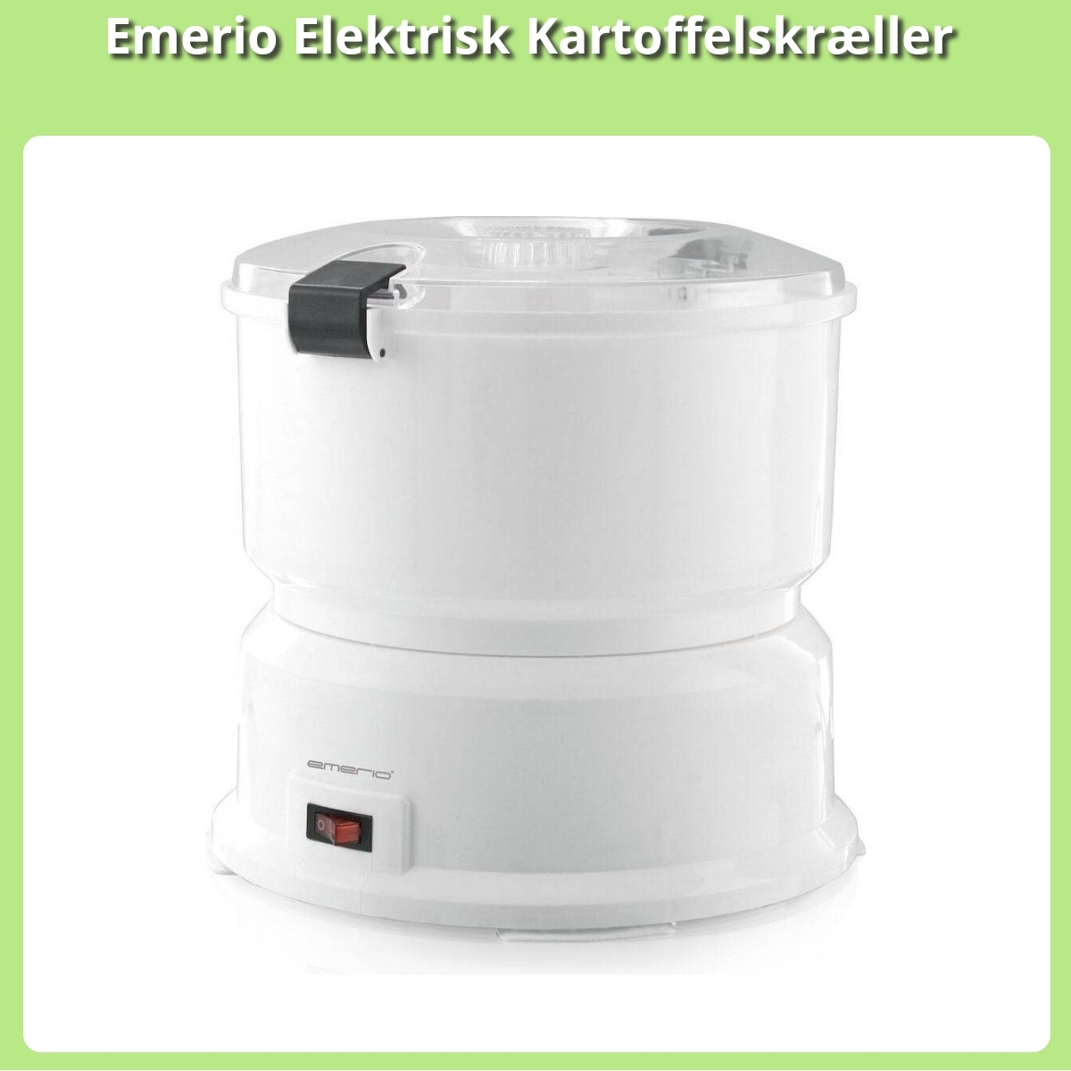 Anmeldelse af Emerio Elektrisk Kartoffelskræller