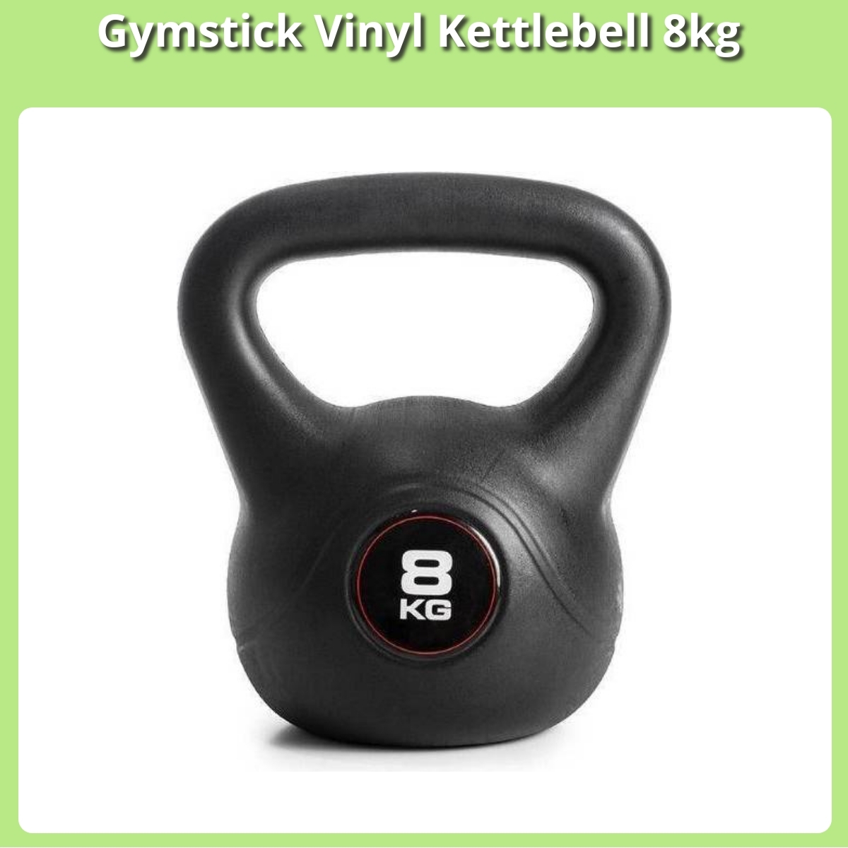 Anmeldelse af Gymstick Vinyl Kettlebell 8kg