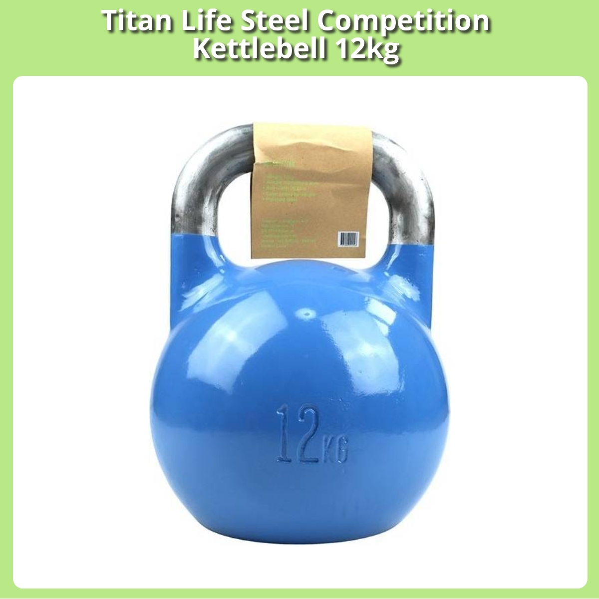 Anmeldelse af Titan Life Steel Competition Kettlebell 12kg