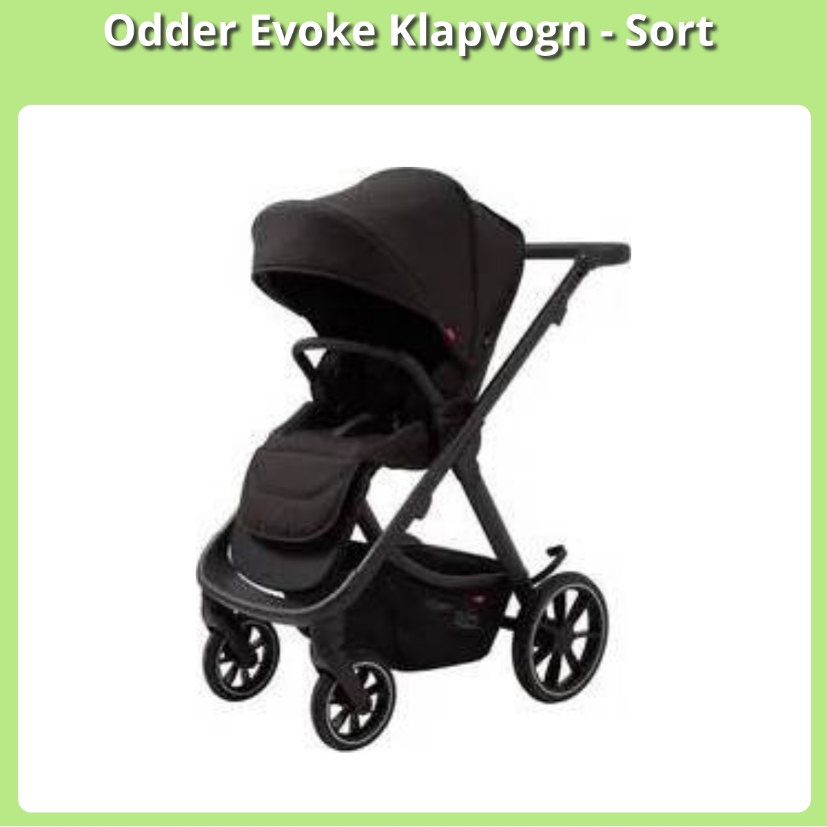 Anmeldelse af Odder Evoke Klapvogn - Sort