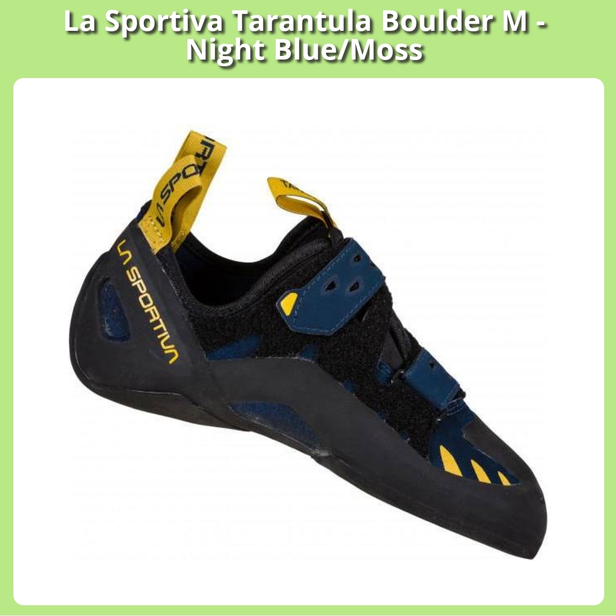 Anmeldelse af La Sportiva Tarantula Boulder M - Night Blue/Moss