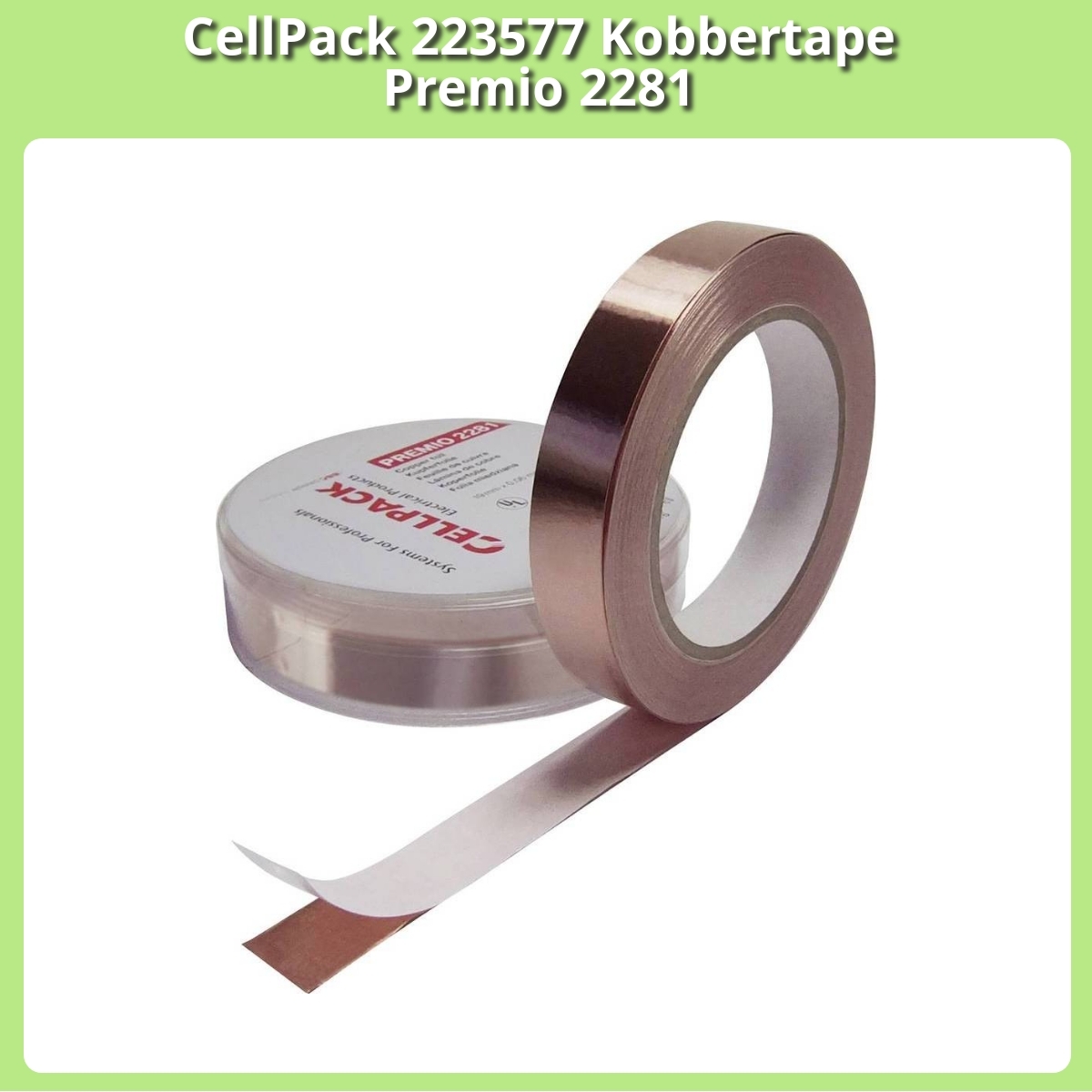 Anmeldelse af CellPack 223577 Kobbertape Premio 2281