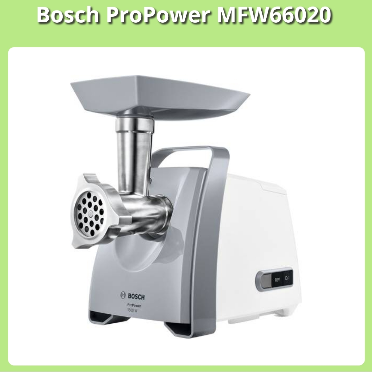 Anmeldelse af Bosch ProPower MFW66020