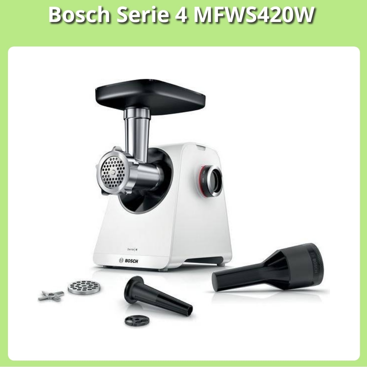 Anmeldelse af Bosch Serie 4 MFWS420W