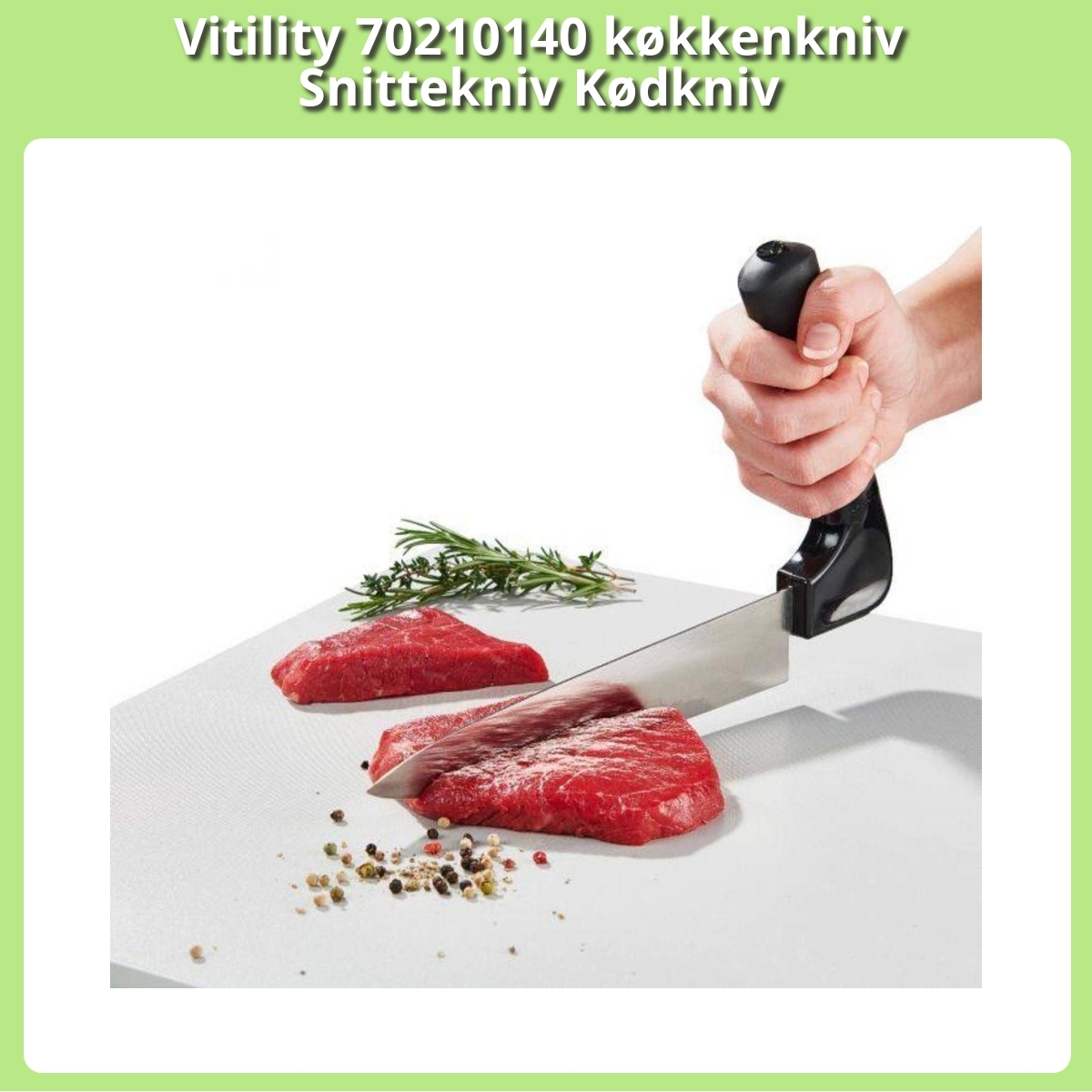 Anmeldelse af Vitility 70210140 køkkenkniv Snittekniv Kødkniv