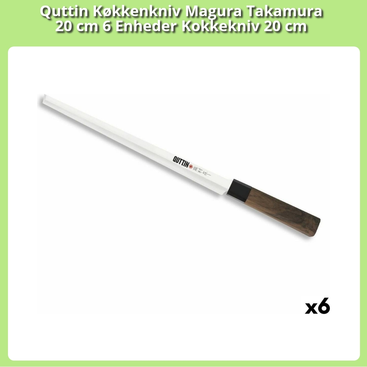 Anmeldelse af Quttin Køkkenkniv Magura Takamura 20 cm 6 Enheder Kokkekniv 20 cm