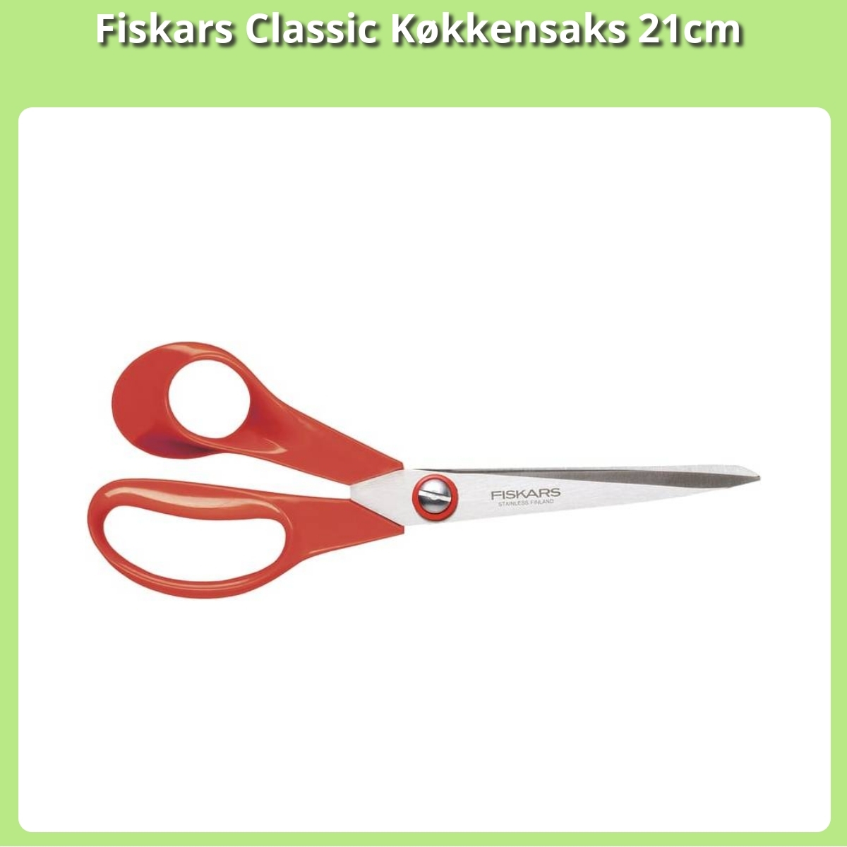 Anmeldelse af Fiskars Classic Køkkensaks 21cm