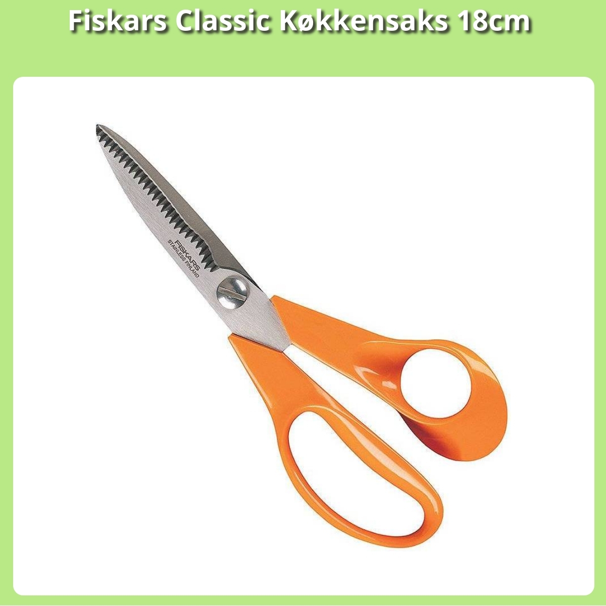 Anmeldelse af Fiskars Classic Køkkensaks 18cm