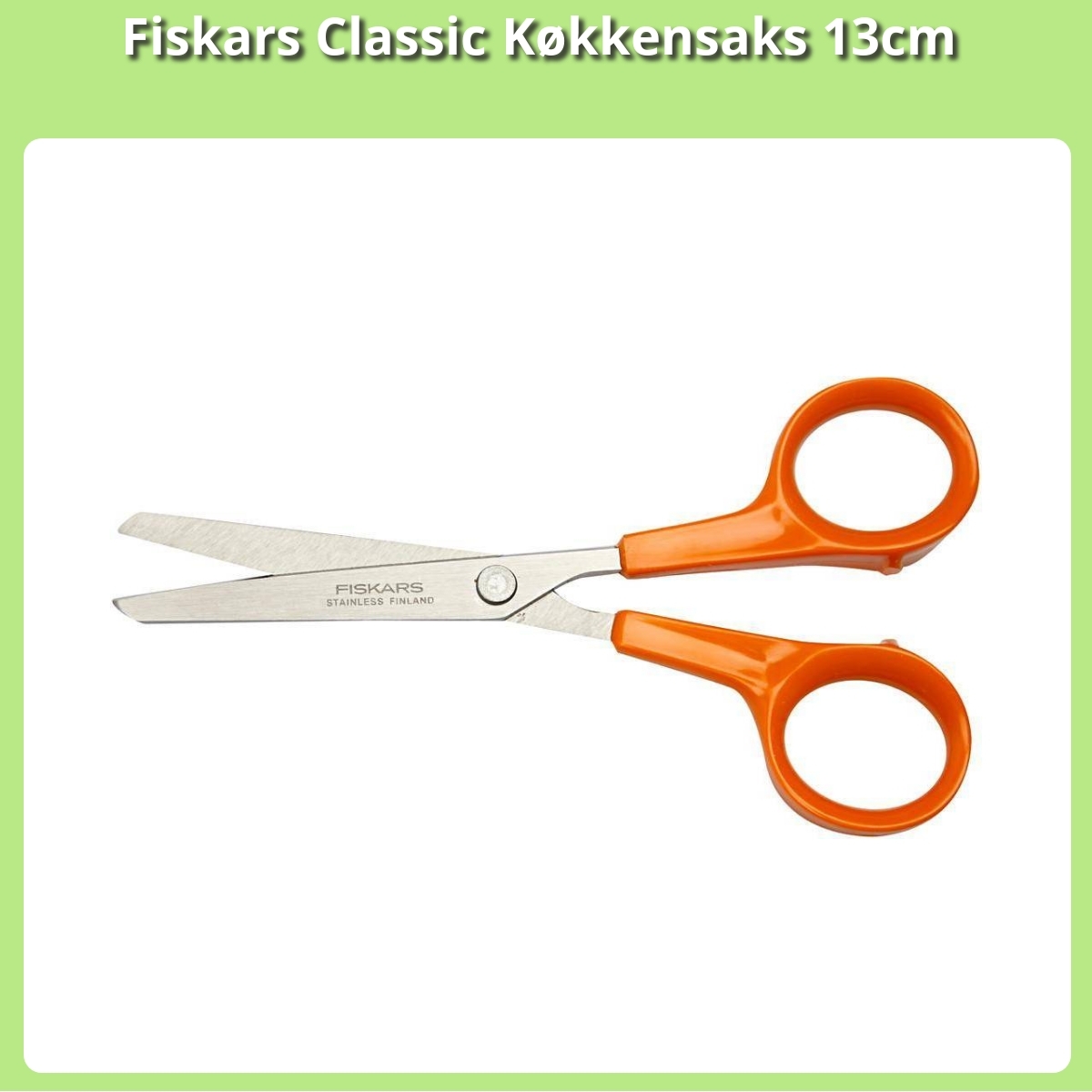 Anmeldelse af Fiskars Classic Køkkensaks 13cm