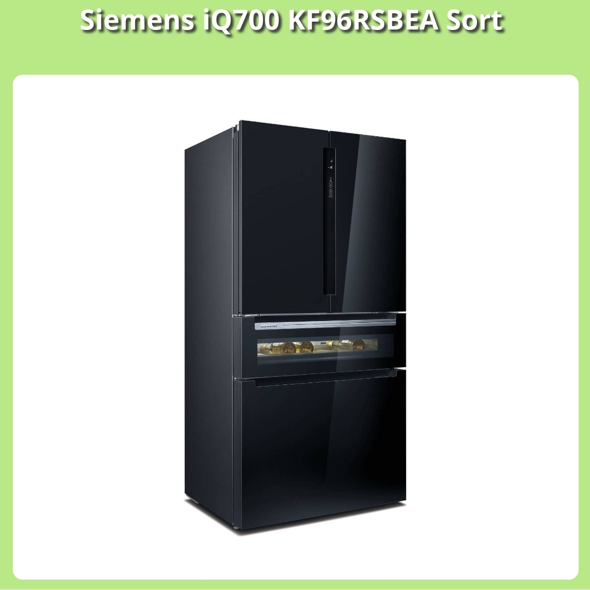 Anmeldelse af Siemens iQ700 KF96RSBEA Sort