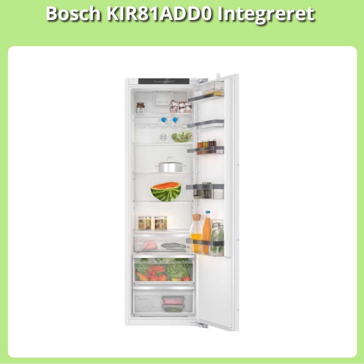 Anmeldelse af Bosch KIR81ADD0 Integreret