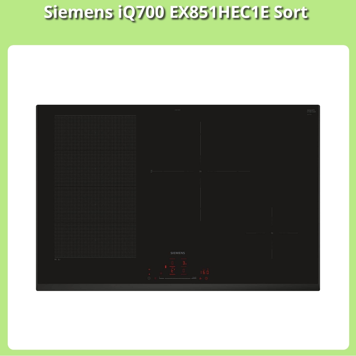 Anmeldelse af Siemens iQ700 EX851HEC1E Sort