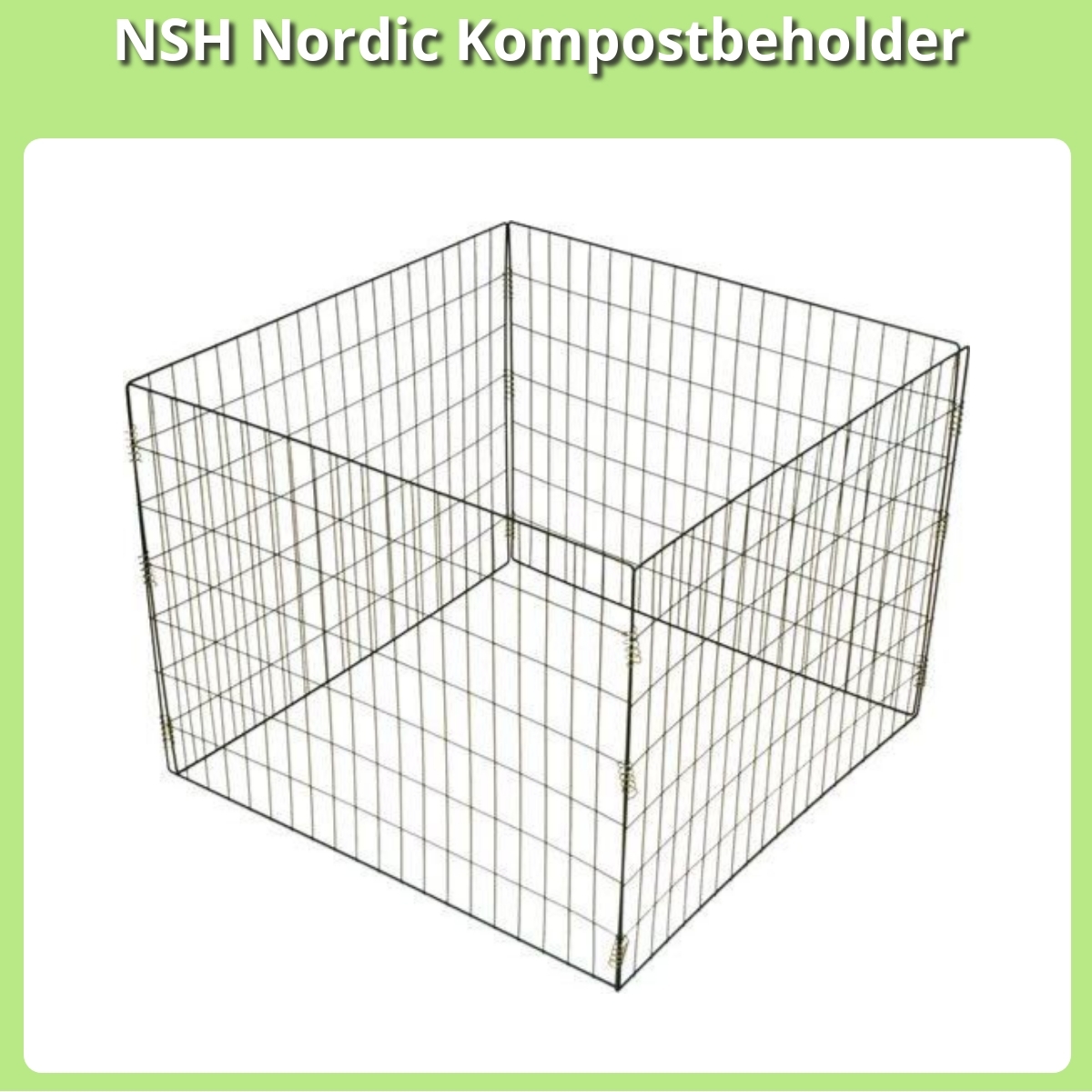 Anmeldelse af NSH Nordic Kompostbeholder