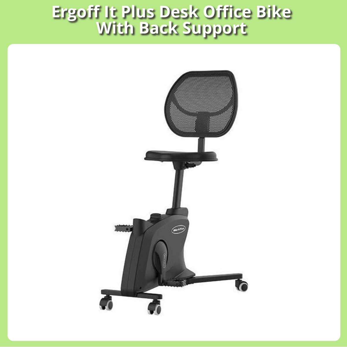 Anmeldelse af Ergoff It Plus Desk Office Bike With Back Support