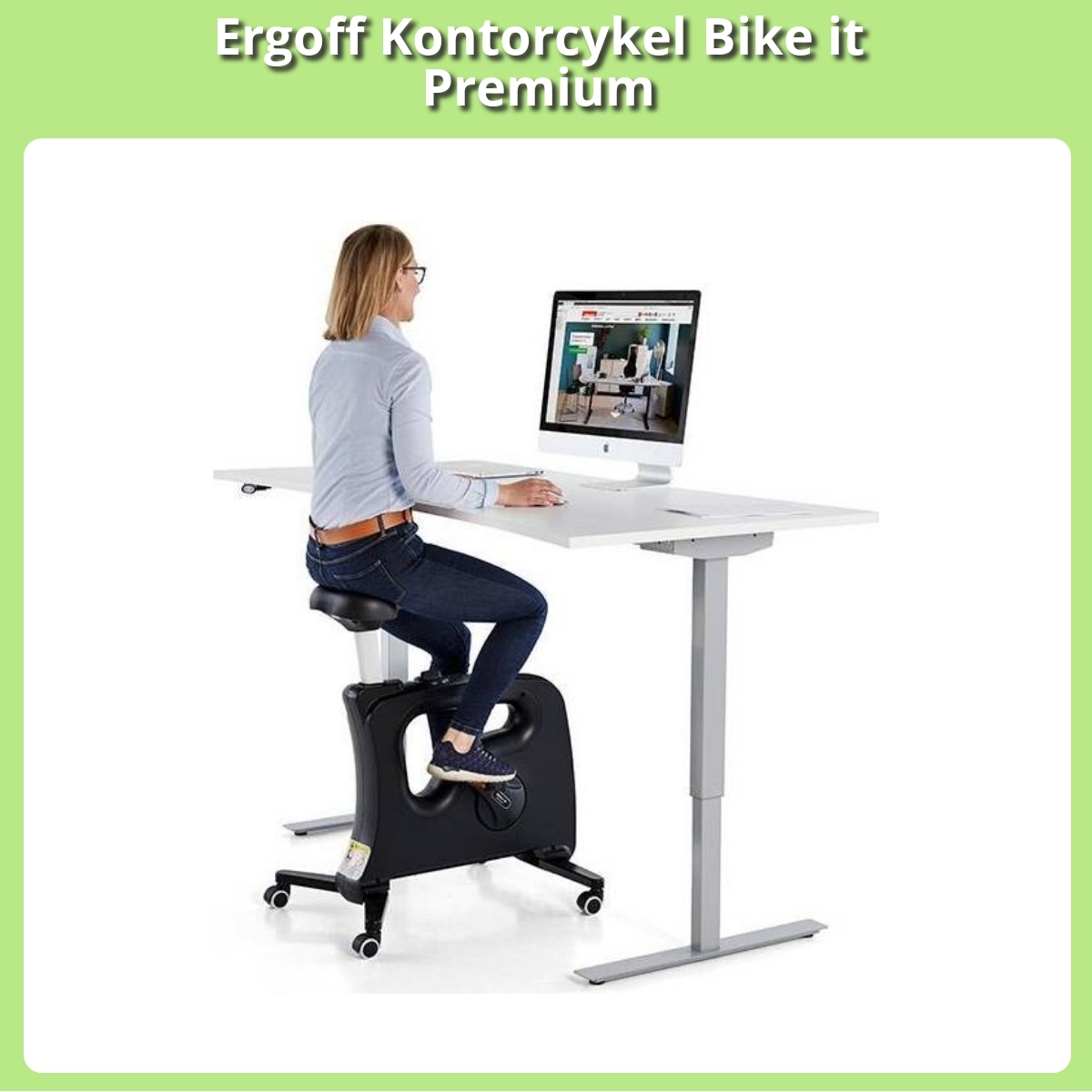 Anmeldelse af Ergoff Kontorcykel Bike it Premium